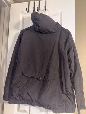 PINK Victoria's Secret Black Lightweight Anorak Shirt Jacket